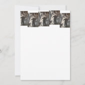 Wedding Couple Painting Invitation Kaart (Achterkant)