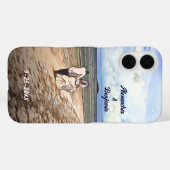 Wedding Couple Pas getrouwd Foto personaliseren Case-Mate iPhone Case (Achterkant (horizontaal))