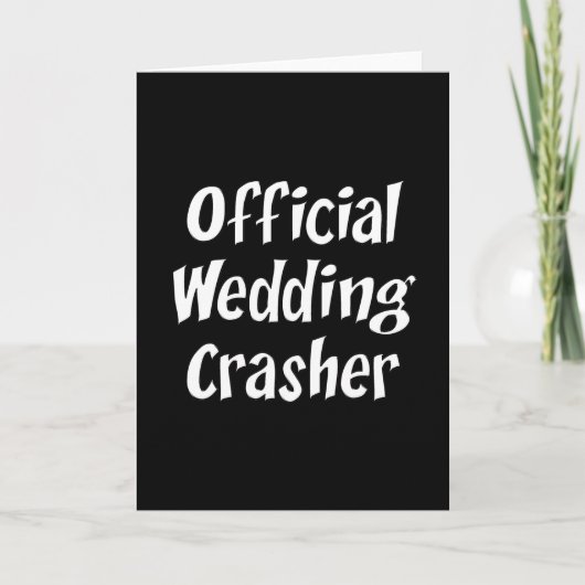 Wedding Crasher Kaart (Voorkant)