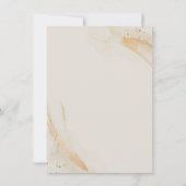 Wedding Cream Finer Details Emerald Green Rose Kaart (Achterkant)