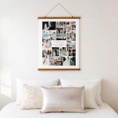 Wedding Creëer Your Own 52 Photo Collage Hangend Wandkleed
