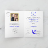 Wedding Cruise Destination Wedding Passport Uitnod (Binnen)