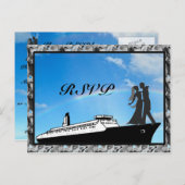 Wedding Cruise RSVP kaarten (Voorkant / Achterkant)