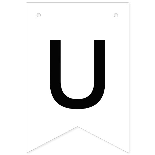 Wedding Custom Bunting Flags Banner - Swallowtail (Derde vlag)