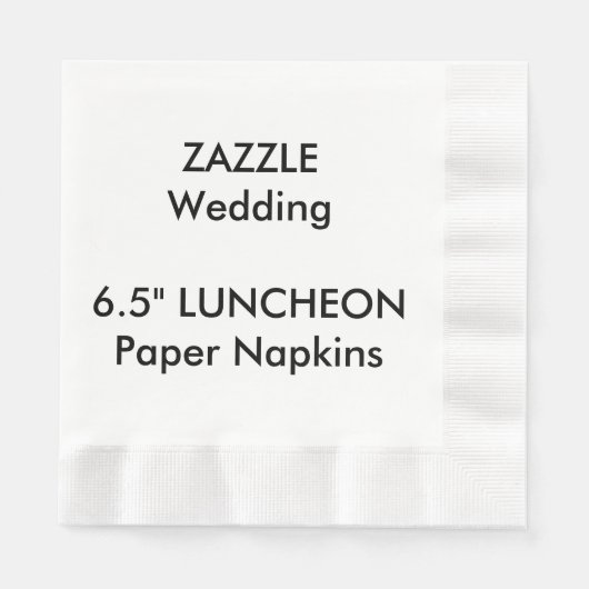 Wedding Custom LUNCHEON Wegwerp Papieren servetten (Voorkant)