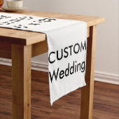 Wedding Custom Table Runner 16 x 108 inch Lange Tafelloper (Voorbeeld)