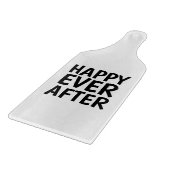 WEDDING CUTTING BOARD PADDLE, OOIT NA SNIJPLANK (Hoek)