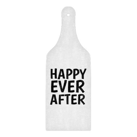 WEDDING CUTTING BOARD PADDLE, OOIT NA SNIJPLANK (Voorkant)
