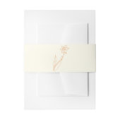 Wedding Daffodil Belly Band Uitnodigingen Wikkel (Voorkant Voorbeeld)