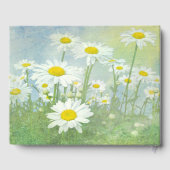 Wedding Daisy Field In Watercolor Gastenboek (Achterkant)