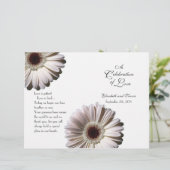 Wedding Daisy/ Programma (Staand voorkant)