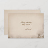 Wedding Daisy RSVP (Voorkant / Achterkant)