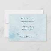 Wedding Daisy RSVP Kaart (Voorkant)