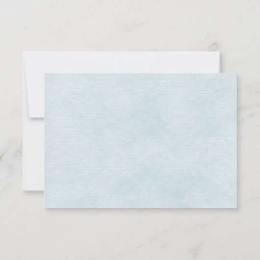 Wedding Daisy RSVP Kaart (Achterkant)