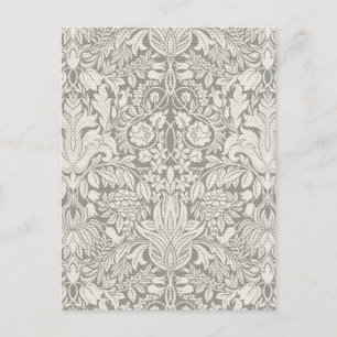 Wedding Damask Vintage White Wedding Old Lace Briefkaart