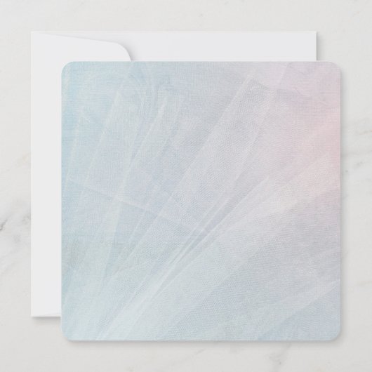 Wedding Dandelion Bouquet Kaart (Achterkant)