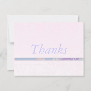 Wedding Dank je creditcard Gepersonaliseerd nodigt Bedankkaart