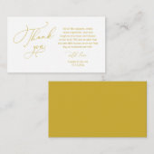Wedding Dank je, in Modern romantisch thema Enclos Informatiekaartje (Voorkant / Achterkant)