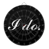 Wedding Dart Board Dartbord (Voorkant)