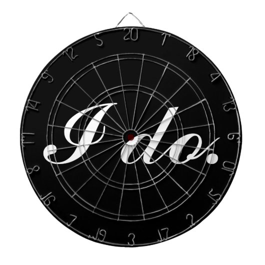Wedding Dart Board Dartbord (Voorkant)