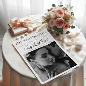 Wedding Day Custom Krant Programma Boekje