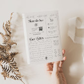 Wedding Day Custom Krant Programma Boekje