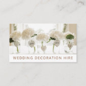 Wedding Decoration Hire Visitekaartje (Voorkant)