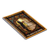 Wedding Design in Traditional Stained Glass Notitieboek (Rechterzijde)