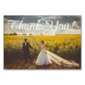 Wedding design kaart Dank u (Voorkant)