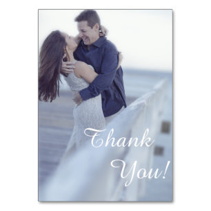 Wedding design kaart Dank u