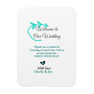 Wedding Destination Celebration welkom reizen Magneet