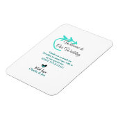 Wedding Destination Celebration welkom reizen Magneet (Linkerzijde)