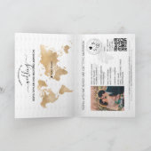 Wedding Destination Passport Paris France Eiffel (Binnen)