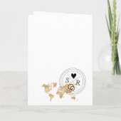 Wedding Destination Passport Santorini Griekenland (Achterkant)