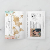 Wedding Destination Passport Wereldkaart St. Lucia (Binnen)