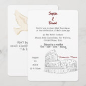 Wedding Destination - Rome, Italië Kaart (Voorkant / Achterkant)