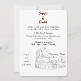 Wedding Destination - Rome, Italië Kaart