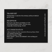 🌈❤️Wedding DETAILS Hart van de Trots bruiloft Informatiekaartje (Achterkant)