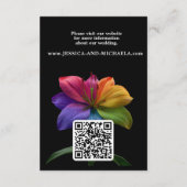 🌈 Wedding Details QR code  Informatiekaartje (Achterkant)