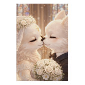 Wedding Dog Art Poster – Romantic Fantasy art (Voorkant)
