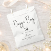 Wedding Doggie Treatjes Gepersonaliseerde Biskaje  Bedankzakje (Geknipt)