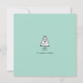 Wedding Doodles | Datum opslaan Save The Date (Achterkant)