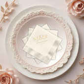 Wedding Doves Hearts Folie Servetten