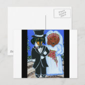 Wedding Doxies Briefkaart (Voorkant / Achterkant)