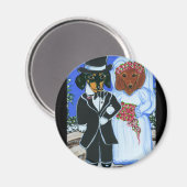 Wedding Doxies Magneet (Voorkant / Achterkant)