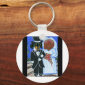 Wedding Doxies Sleutelhanger (Voorkant)