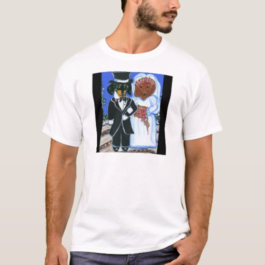 Wedding Doxies T-shirt (Voorkant)