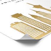 Wedding Draag een Masker Las Vegas Destination Poster (Hoek)