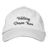 Wedding Dream Team,Bride,Bachelorette Personalized Geborduurde Pet (Voorkant)