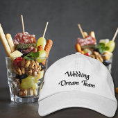 Wedding Dream Team,Bride,Bachelorette Personalized Geborduurde Pet
